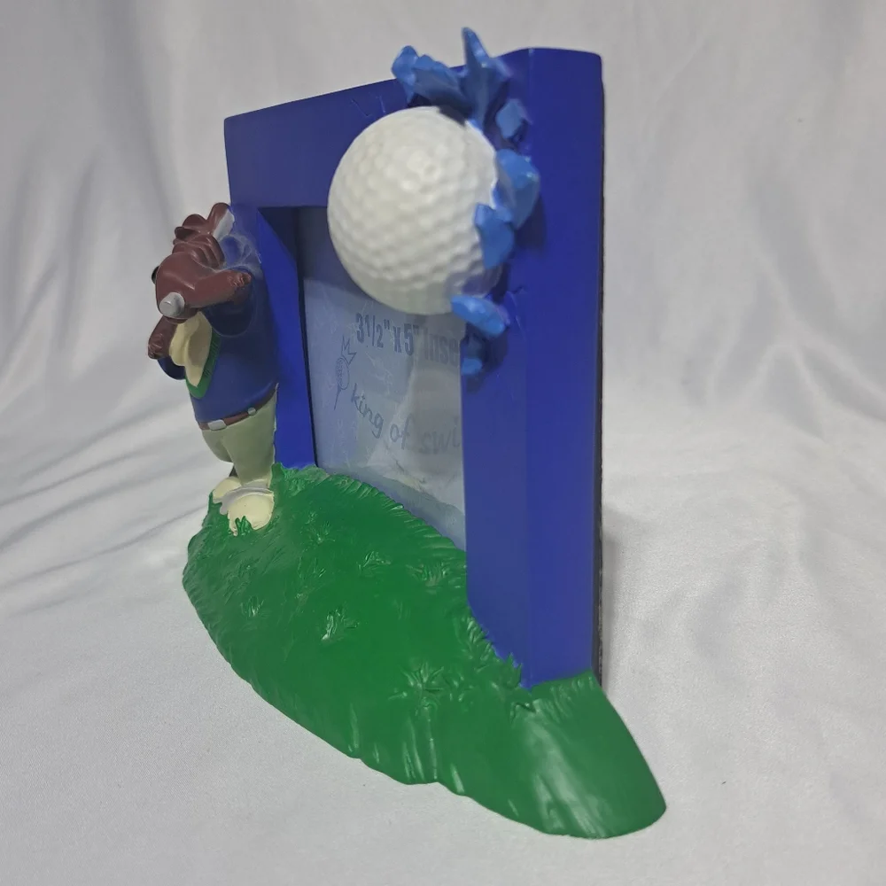 VTG 1998 Warner Bros‎ Tazmanian Devil Golf Picture Frame 3.5